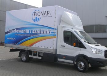 Skrzynie - Reklama na plandece